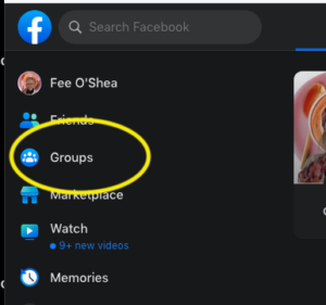 search for facebook groups